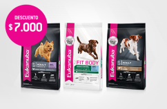 Imagen promoción Adult Small Breed, Fit Body Large Breed y Adult Lamb - 15 kg